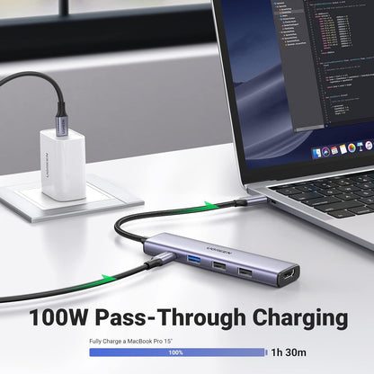 UGREEN 5 in 1 USB C Hub