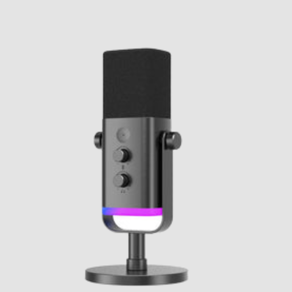 Fifine Ampligame AM8 RGB USB/XLR Dynamic Microphone