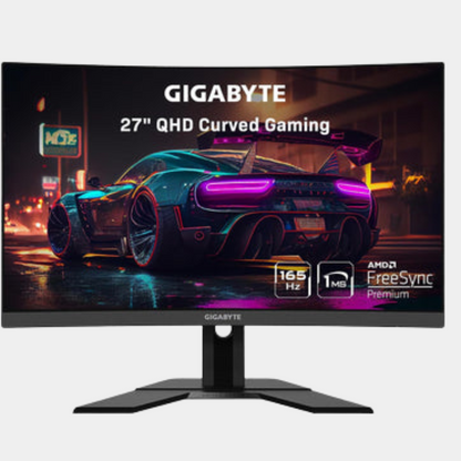 GIGABYTE G27QC A 27 Inches 165Hz 1440P Curved Gaming Monitor