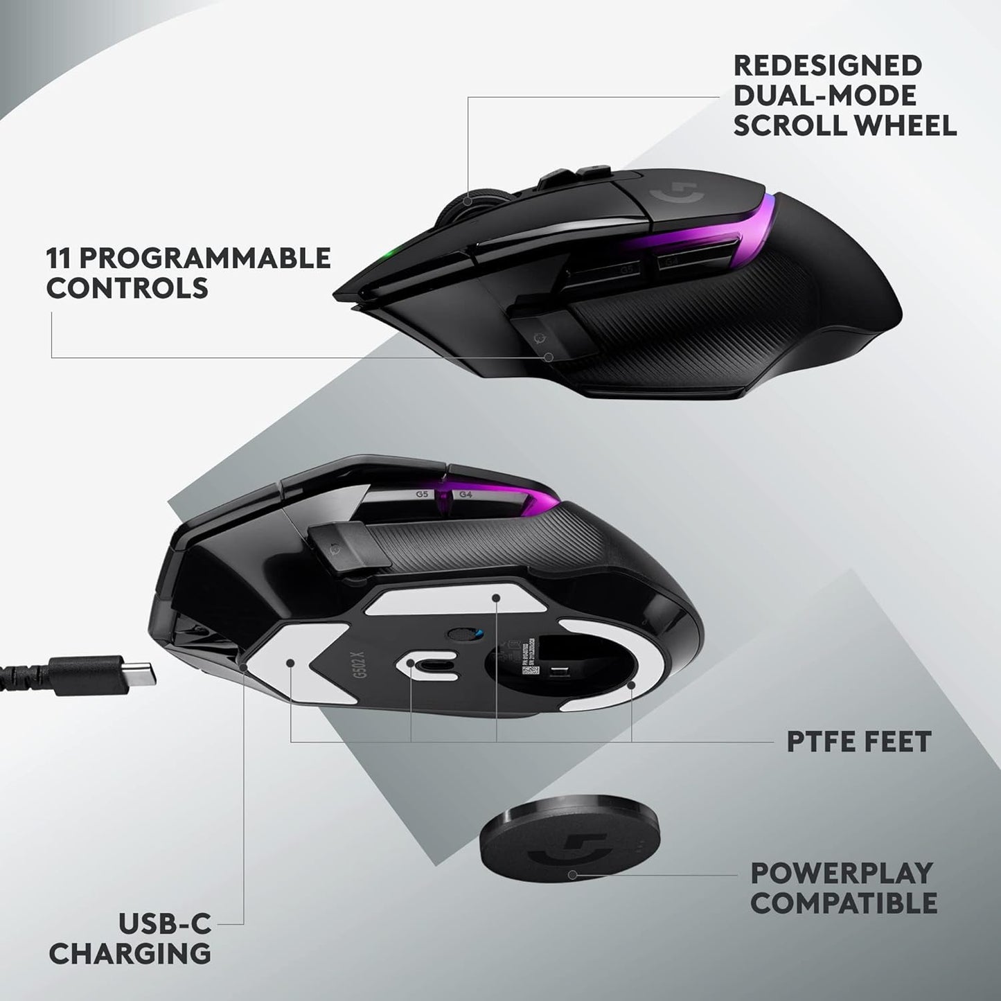 Logitech G502 X Plus Wireless Gaming Mouse