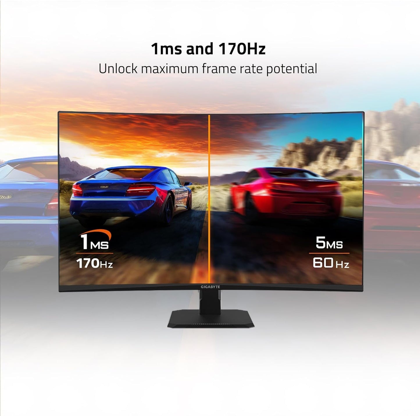 GIGABYTE GS32QC 32 Inches 165Hz 1440P Curved Gaming Monitor