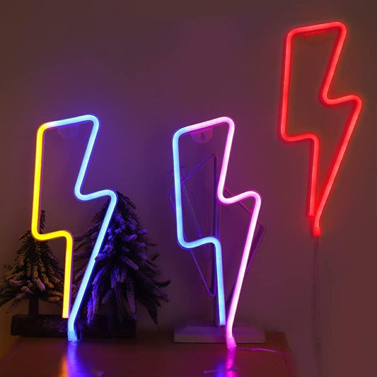 Lightning Bolt Neon Sign