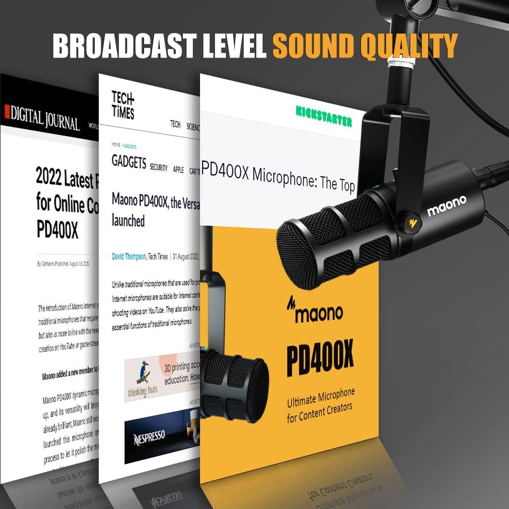 Maono PD400X Dynamic Microphone