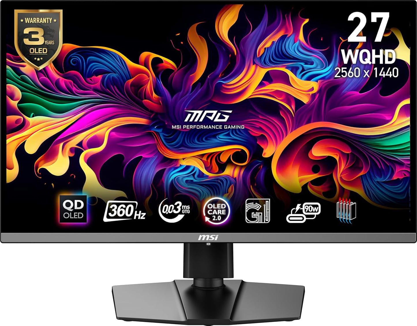 MSI MPG 271QRX QD-OLED 27 Inches OLED Gaming Monitor