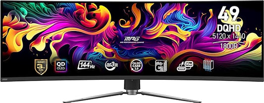 MSI MPG 491CQP QD-OLED 49 Inches Curved OLED Gaming Monitor