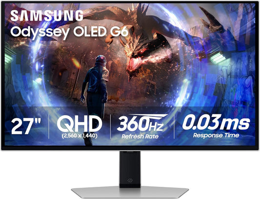 Samsung 27 Inches Odyssey OLED G6 (G60SD) Series Gaming Monitor