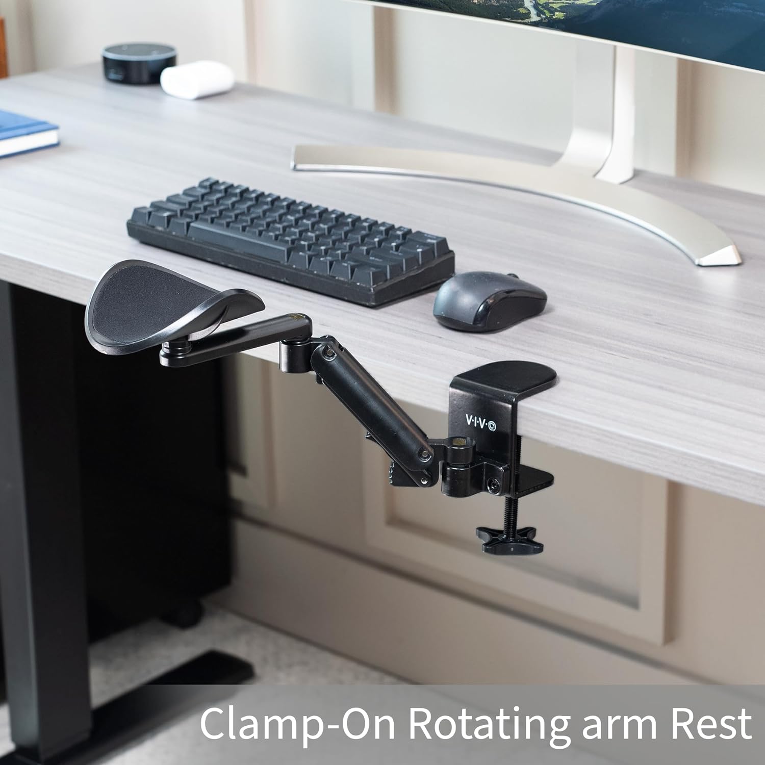 Adjustable Metal Desk Arm Rest - NEF TECHNOLOGIES