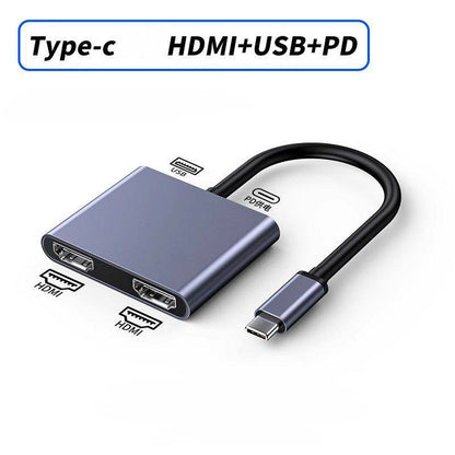 Unified Type C to Dual HDMI Adapter